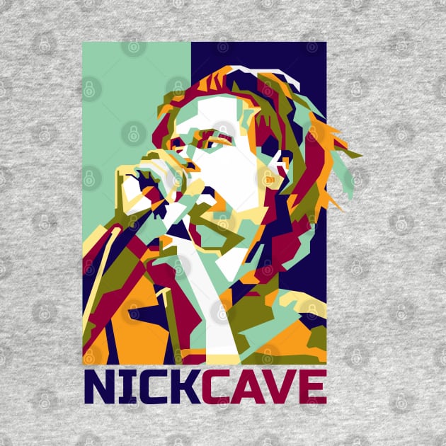 Abstract Nick Cave In WPAP by smd90